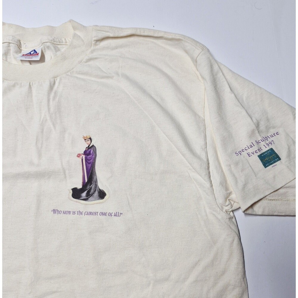 Vtg 1997 Disney Evil Queen T Shirt XL WDCC Special Sculpture Snow White 90s